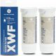 GE XWF Refrigerator Water Filter, White, 2 Pack