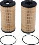 2x Fuel Filter Element 4816636 4224811m1 For Perkins 1104 1104d 1104a