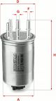 SOFIMA S4459NR Fuel Filter