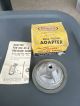NOS Frantz Oil Cleaner Full Flow Cleaner Adapter | Metal | USA | Oil Filter | PARTS FRANZ USA CORVETTE