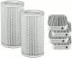 6 Pack PECO Replacement Filter Compatible with Molekule Air Purifier, with 2 Pack H13 HEPA PECO-Filter and 4 Pack Activated Pre-Filters
