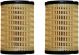 (2) 26560163 Fuel Filter Fits Perkins Engine 1103D-33 1103D-33T 1103D-33TA - Fuel Filters